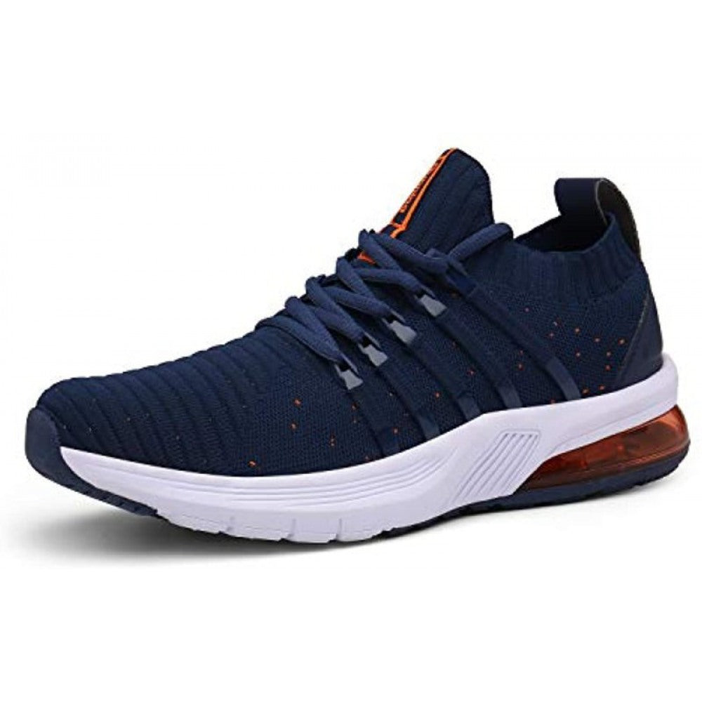 Men's Blue Orange Sport Trail Running Shoes
