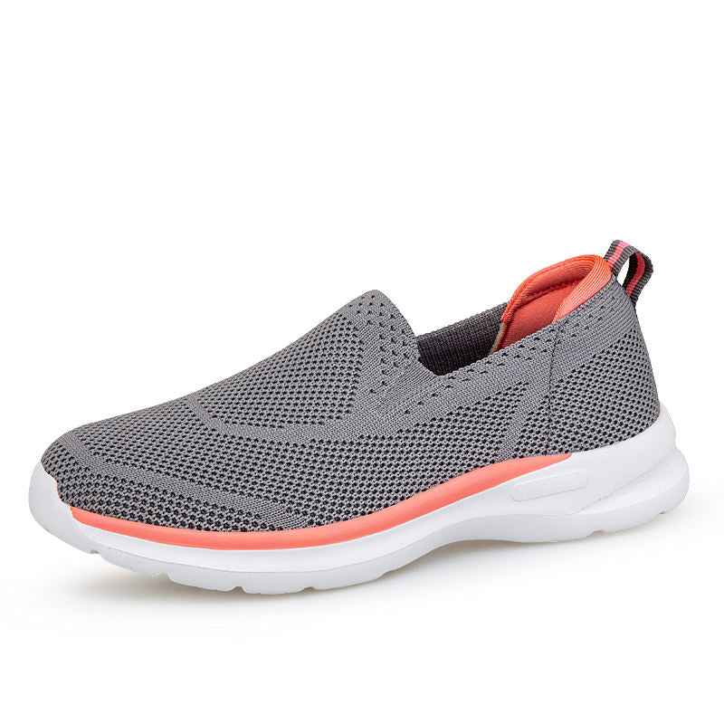 Men's Outdoor Hiking Fly-Knit Slip-On Walking Sneakers