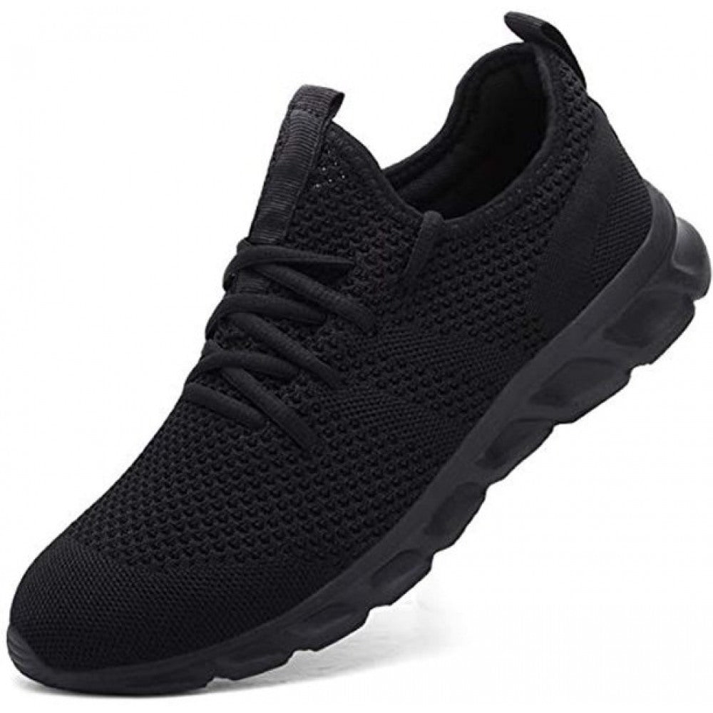 Men's Fashion Lightweight Black Casual Sports Shoes