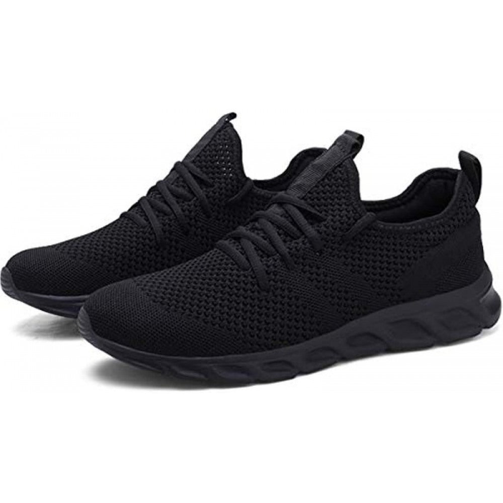 Men's Fashion Lightweight Black Casual Sports Shoes