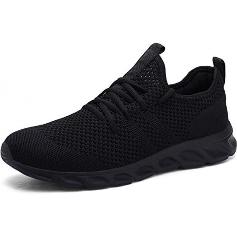 Men's Fashion Lightweight Black Casual Sports Shoes