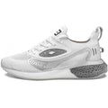Men's White Breathable Running Shoes