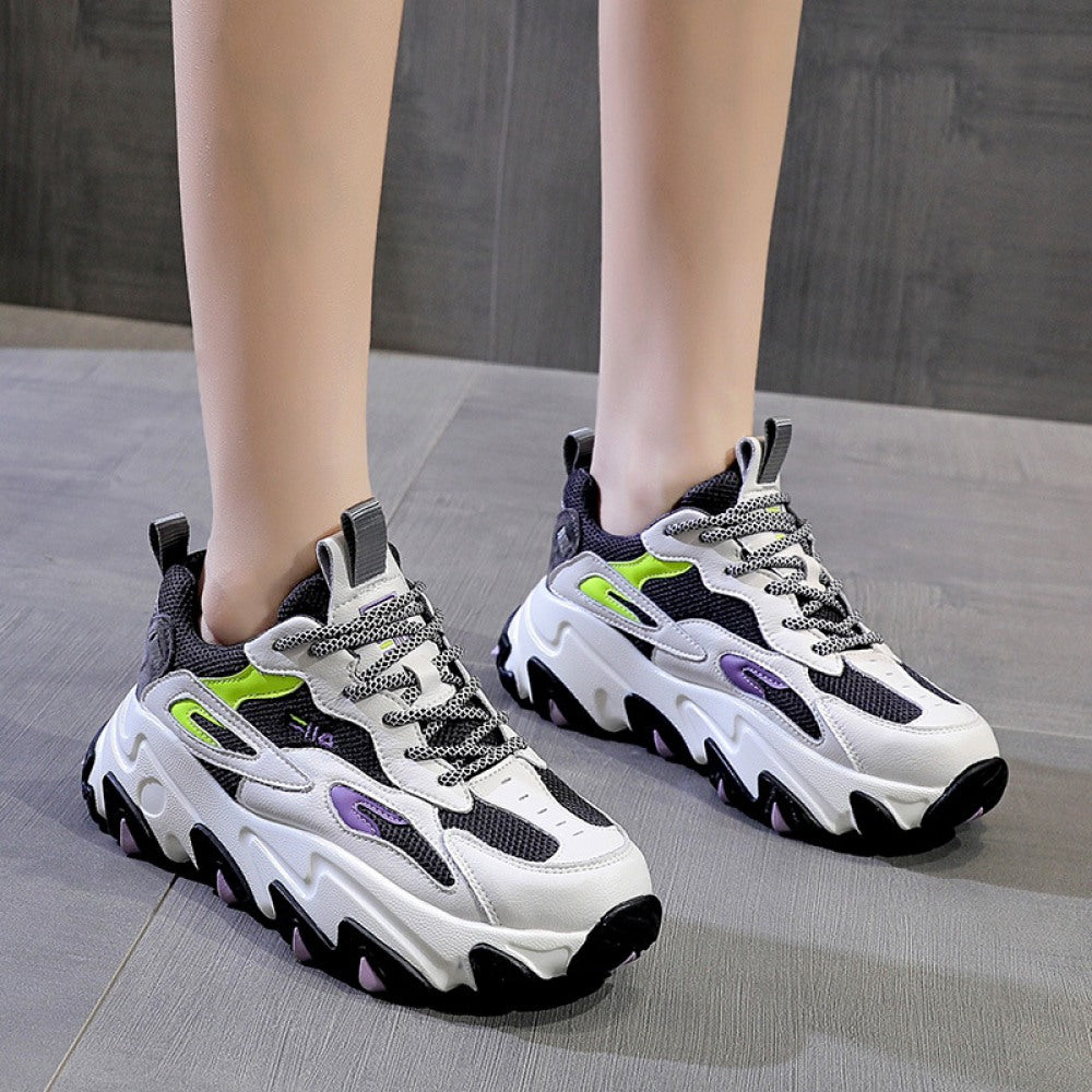 Women's Round-Toe Platform Casual Fashion Sneakers