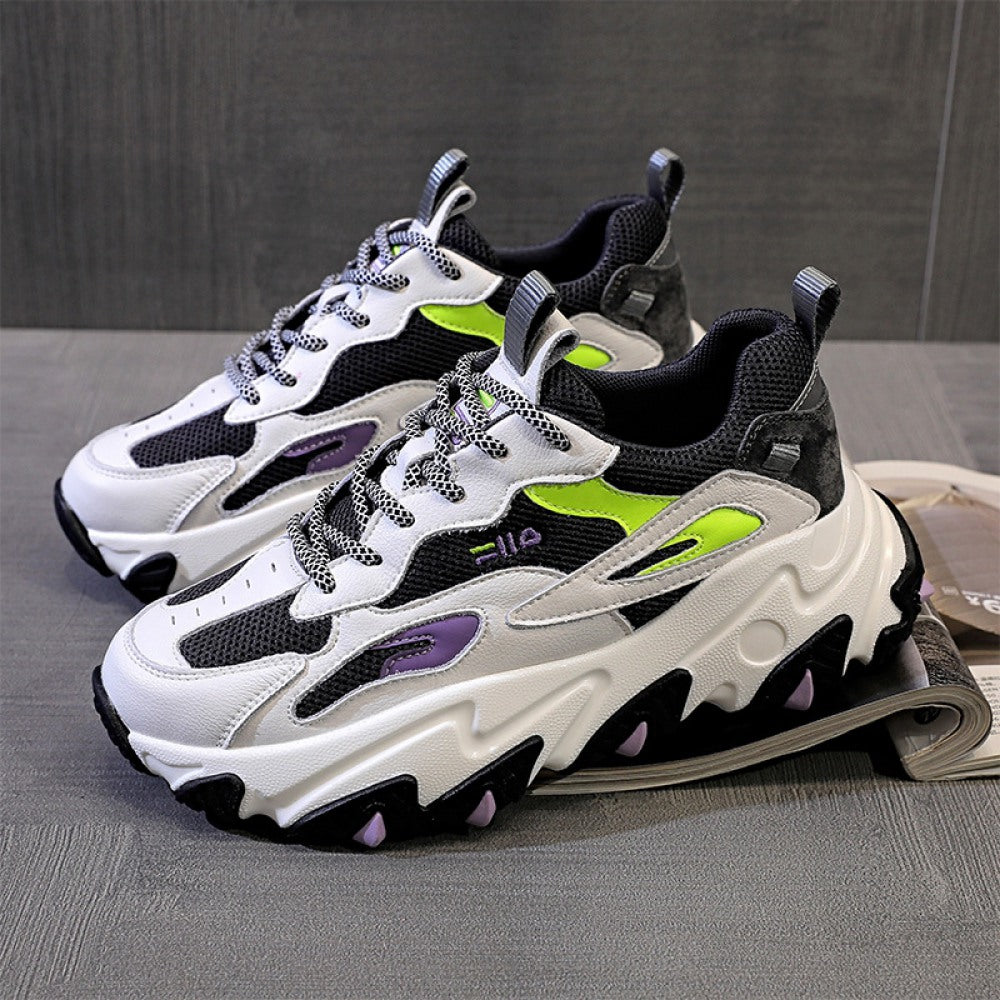 Women's Round-Toe Platform Casual Fashion Sneakers
